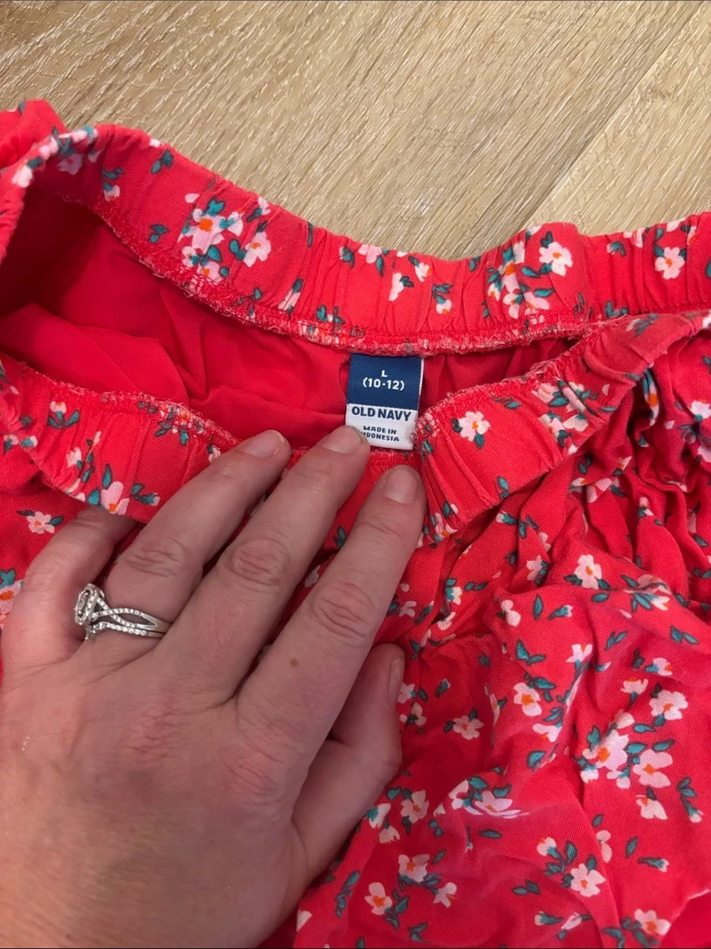 Girls Floral Romper Skirt